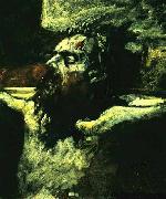 Nikolai Yaroshenko Head of the crucified Christ Germany oil painting artist